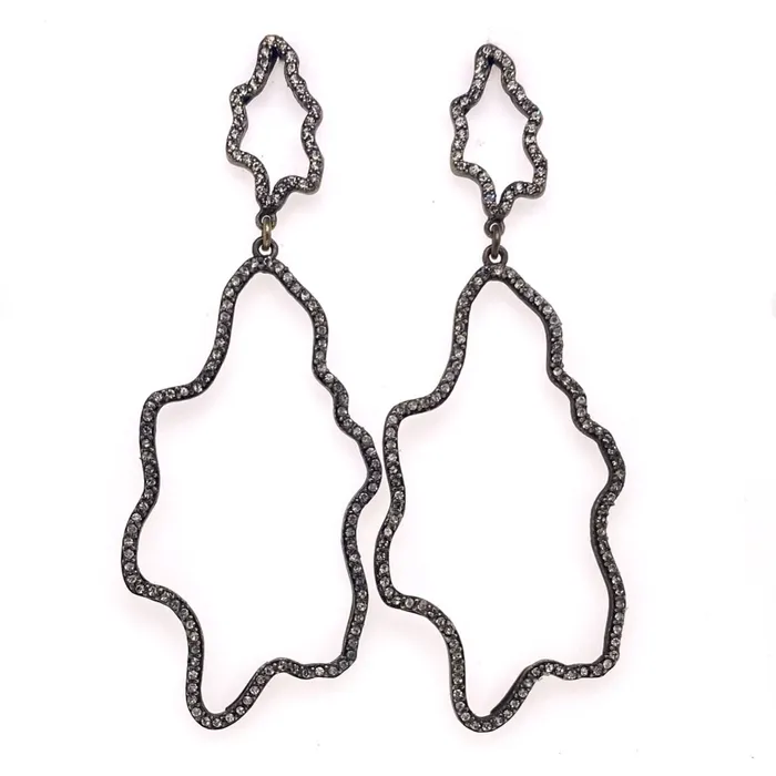 Earrings Rebel Designs Inc Double Drop Post Earrings