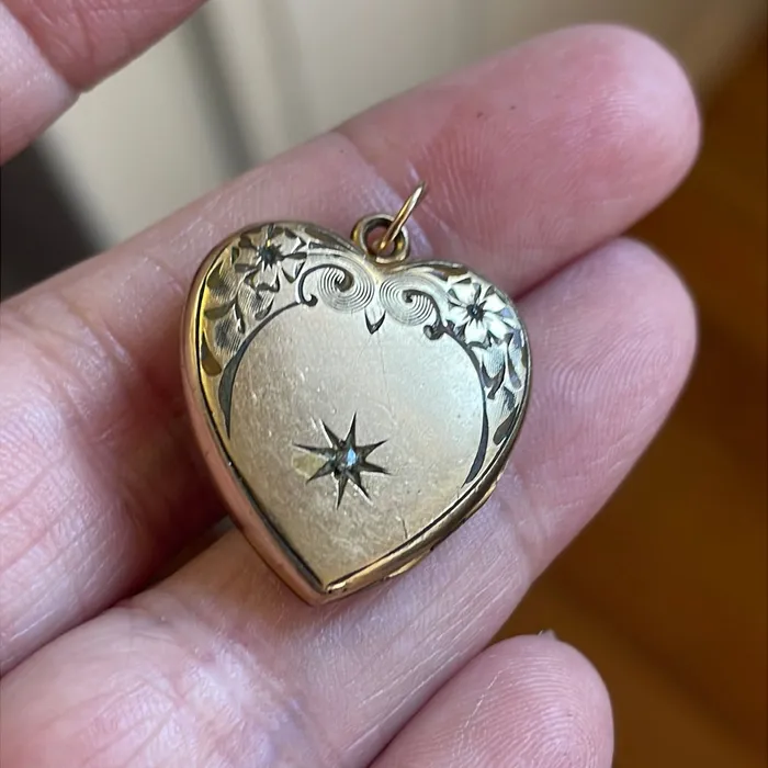 Earrings Vintage Paris Jewelry Heart Locket Star Design Gold Filled Vintage Earrings Vintage Paris Jewelry Heart Locket Star Design Gold Filled Vintage