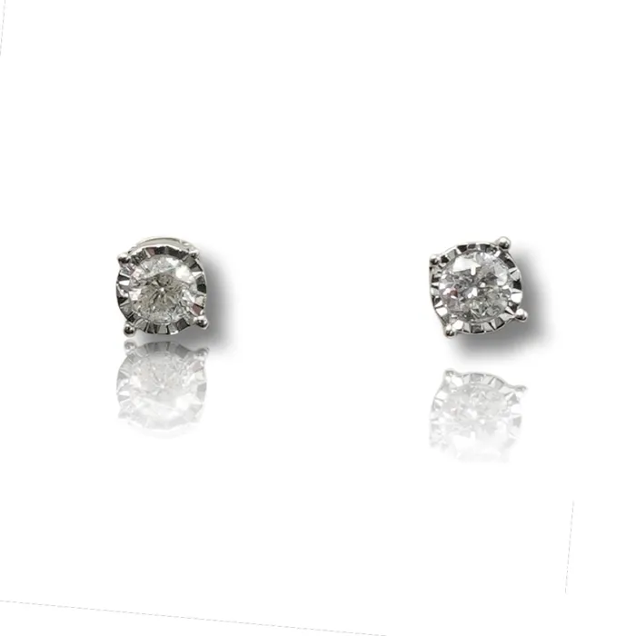 imakegrillzcom Earrings Solitaire Diamond Earring