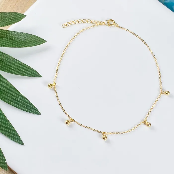 Izzy Jo PreStyled Sets Journee Gold Dangles Anklet