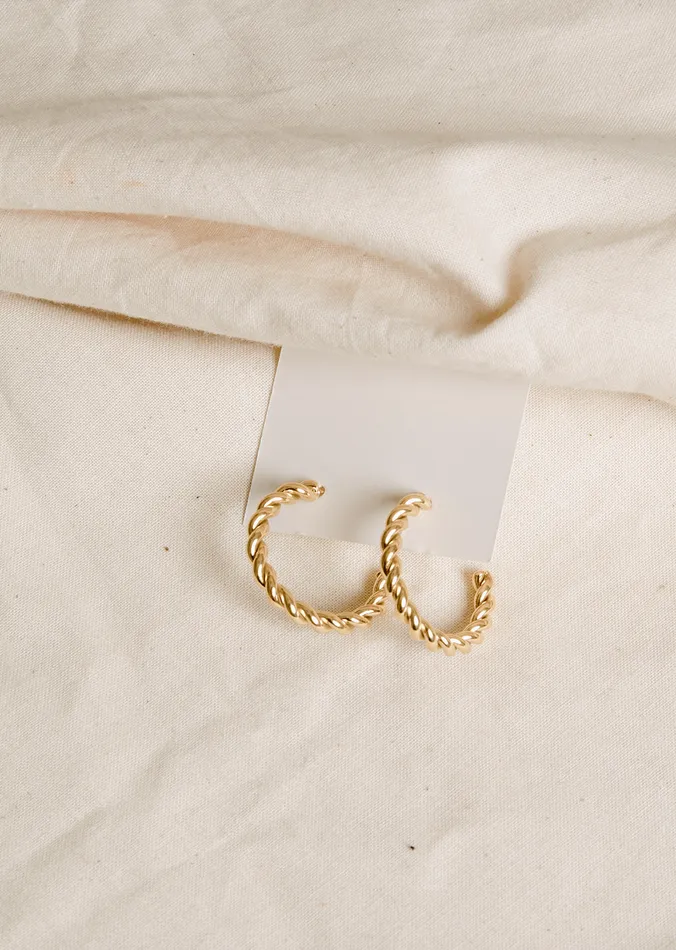Jayde Hoop Earrings Small Vincent Earrings