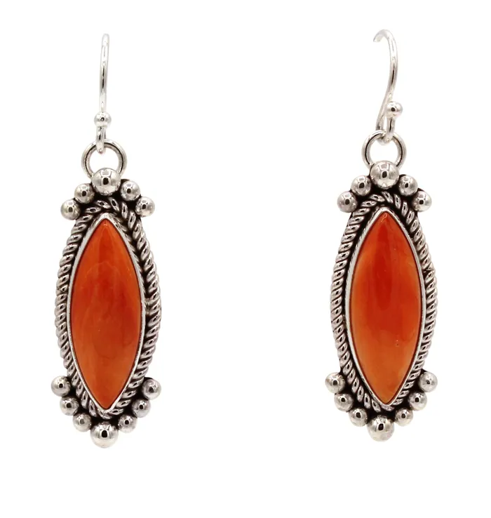 Spiny Oyster Dangle Earrings Artie Yellowhorse Earrings