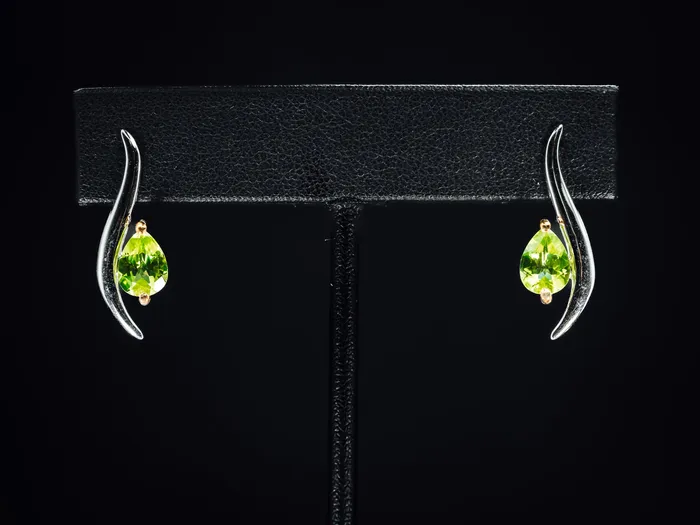 Sterling Silver and Peridot Earrings Joryel Vera Earrings