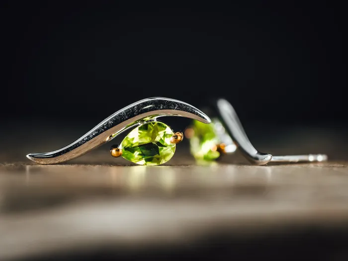Sterling Silver and Peridot Earrings Joryel Vera Earrings