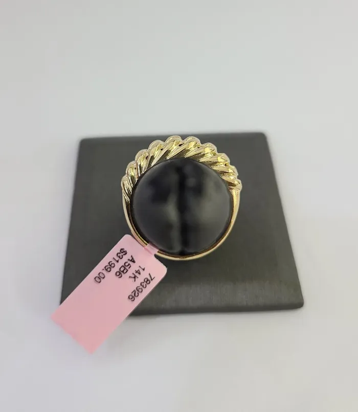 14K Gold Princesa Ring Bracelet 75 7mm Real Yellow SET Flat Byzantine 14Kt Gold and Diamond Bracelets
