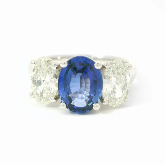 18kt White Gold 202ct Sapphire and Diamond Ring Independent Jewellers Rings 18kt White Gold 202ct Sapphire and Diamond Ring Independent Jewellers Rings
