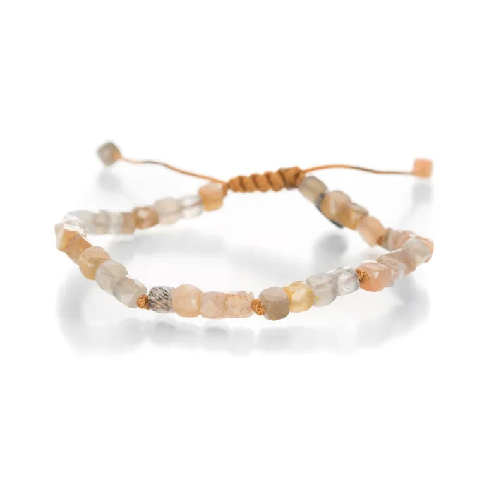 3mm Moonstone Sunstone Bead Bracelet Joseph Brooks Bracelets