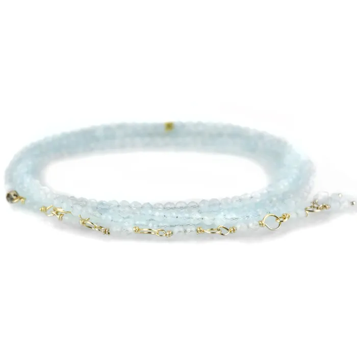 Anne Sportun Bracelets 34 Aquamarine Wrap Bracelet
