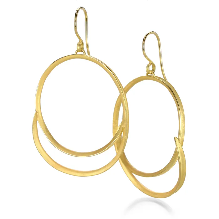 Barbara Heinrich Earrings Oval Swirl Earrings