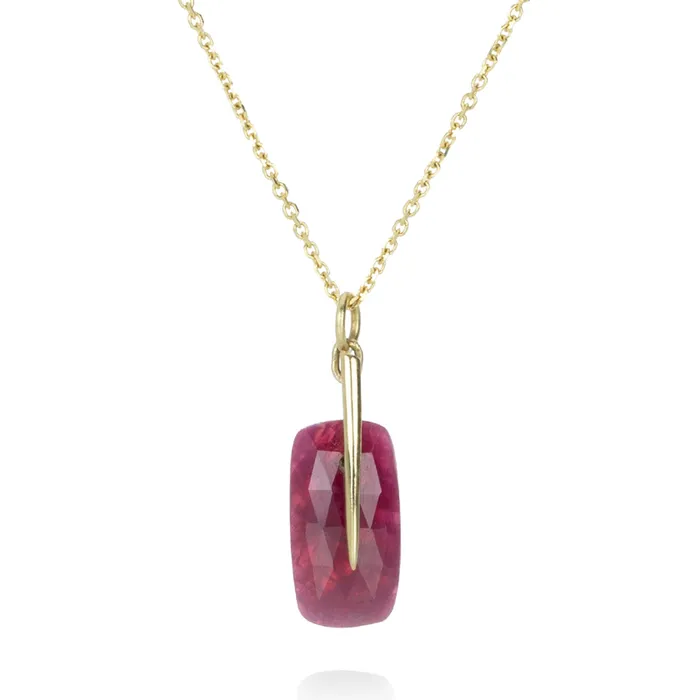 Charm Necklaces Rachel Atherley Ruby Feather Charm Charm Only