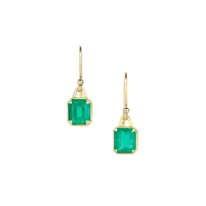 Columbian Emerald Earrings Gabriella Kiss Earrings