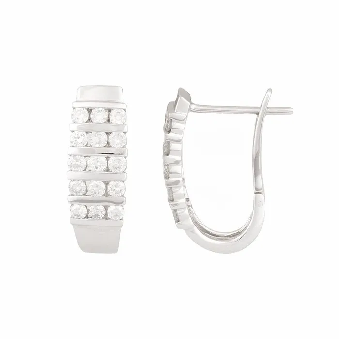 Earrings 10kt White Gold 100cttw Diamond Earrings Independent Jewellers Earrings 10kt White Gold 100cttw Diamond Earrings Independent Jewellers
