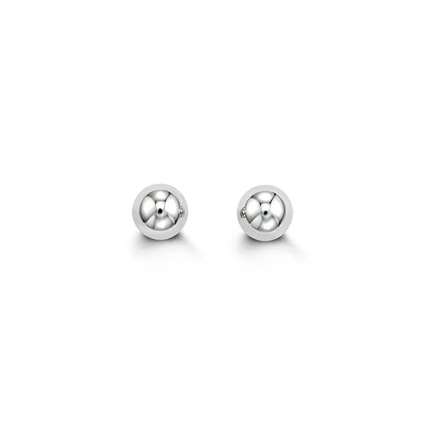 Earrings Independent Jewellers 14kt White Gold 5mm Ball Stud Earrings