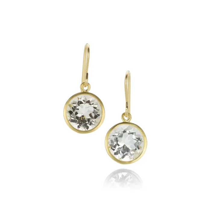 Earrings Maria Beaulieu Faceted Herkimer Diamond Earrings