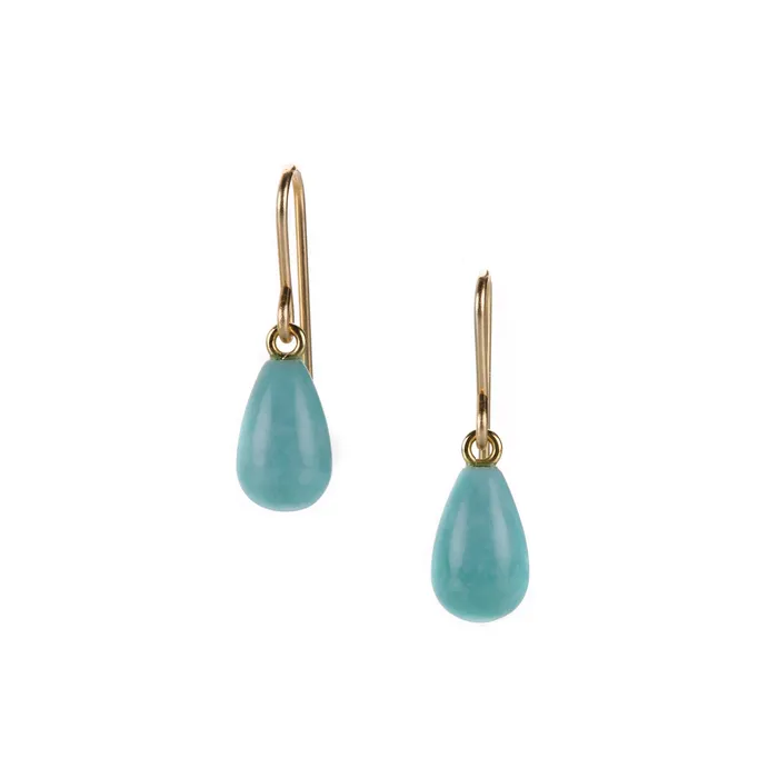 Earrings Teardrop Turquoise Drop Earrings Maria Beaulieu