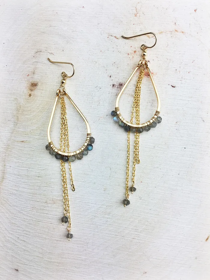Enclave Gems and Co Northern Lights Earrings D Faceted Labradorite Gemstones 14k Gold Fill Frames Earrings Enclave Gems and Co Northern Lights Earrings D Faceted Labradorite Gemstones 14k Gold Fill Frames Earrings