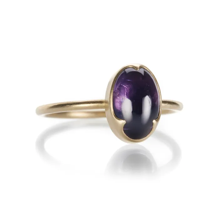 Gabriella Kiss Rings Oval Mauve Spinel Ring