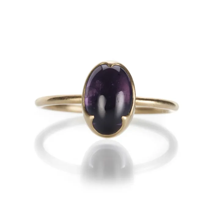 Gabriella Kiss Rings Oval Mauve Spinel Ring Gabriella Kiss Rings Oval Mauve Spinel Ring