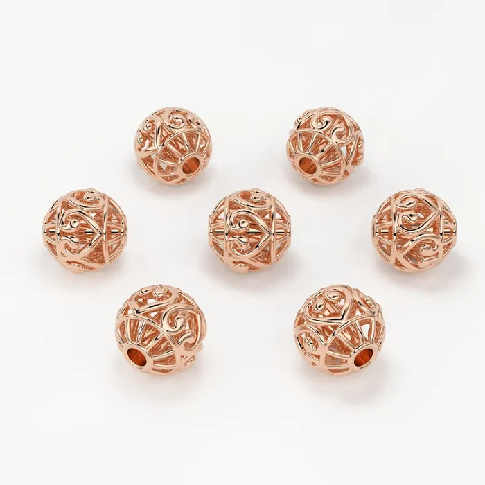 Jalvi Co PreStyled Sets 2pc Dainty Designer Solid Gold 14k 18k Handmade Gold Spacer Bead Jewelry Making Supply available in 5mm Jalvi Co PreStyled Sets 2pc Dainty Designer Solid Gold 14k 18k Handmade Gold Spacer Bead Jewelry Making Supply available in 5mm
