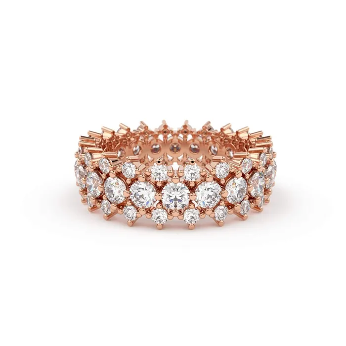 Jalvi Co Rings Diamond Anniversary Ring 250 ctw 14k Gold Half Eternity Round Brilliant Diamond Spike Ring Diamond Wedding Band Jalvi Co Rings Diamond Anniversary Ring 250 ctw 14k Gold Half Eternity Round Brilliant Diamond Spike Ring Diamond Wedding Band