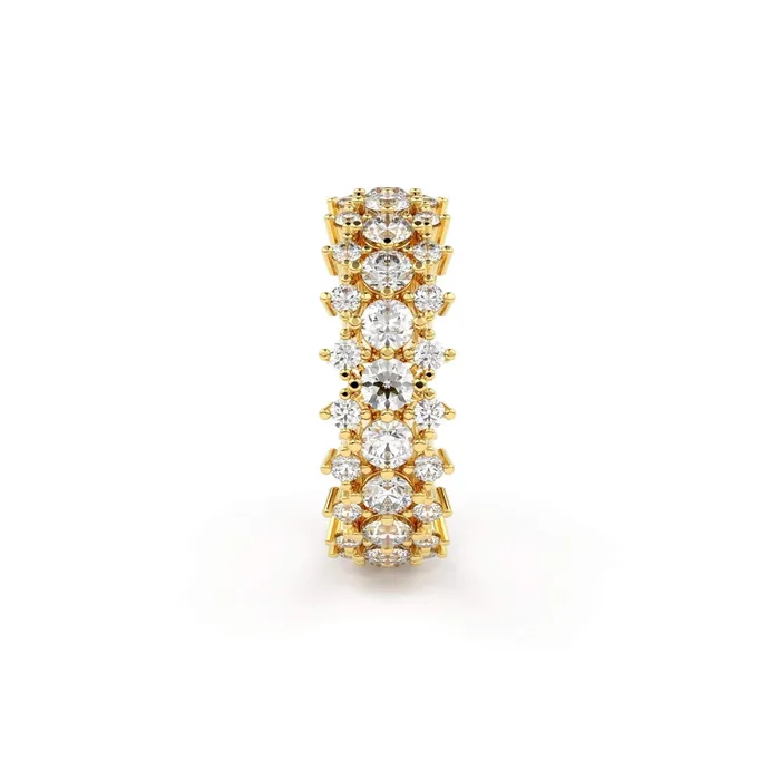 Jalvi Co Rings Diamond Anniversary Ring 250 ctw 14k Gold Half Eternity Round Brilliant Diamond Spike Ring Diamond Wedding Band Jalvi Co Rings Diamond Anniversary Ring 250 ctw 14k Gold Half Eternity Round Brilliant Diamond Spike Ring Diamond Wedding Band