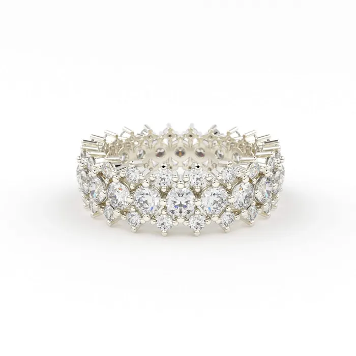 Jalvi Co Rings Diamond Anniversary Ring 250 ctw 14k Gold Half Eternity Round Brilliant Diamond Spike Ring Diamond Wedding Band Jalvi Co Rings Diamond Anniversary Ring 250 ctw 14k Gold Half Eternity Round Brilliant Diamond Spike Ring Diamond Wedding Band