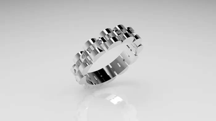 Jcm 21 jewelry 14K Gold Ring with 12 Diamonds 13mm each Rings