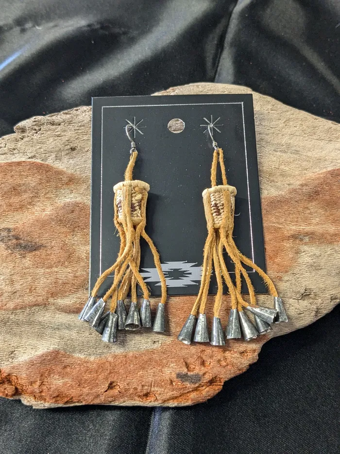 Miniature Basket Earrings Chris Crosbys Purple Coyote Earrings