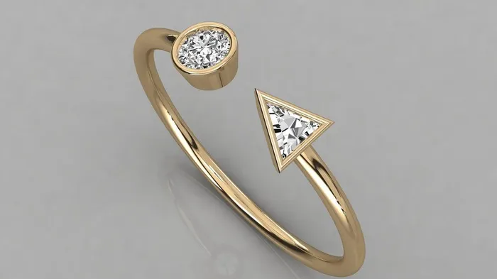 Open Design Ring Trillion Round Diamond Ring Bezel Set Ring Diamond Ring Diamond Bezel Set Wedding Band Jalvi Co Rings Open Design Ring Trillion Round Diamond Ring Bezel Set Ring Diamond Ring Diamond Bezel Set Wedding Band Jalvi Co Rings