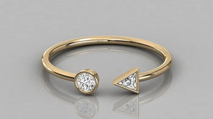 Open Design Ring Trillion Round Diamond Ring Bezel Set Ring Diamond Ring Diamond Bezel Set Wedding Band Jalvi Co Rings Open Design Ring Trillion Round Diamond Ring Bezel Set Ring Diamond Ring Diamond Bezel Set Wedding Band Jalvi Co Rings