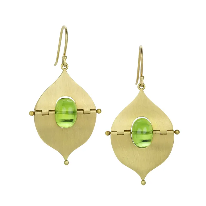 Peridot Mesopotamian Earrings Mallary Marks Earrings