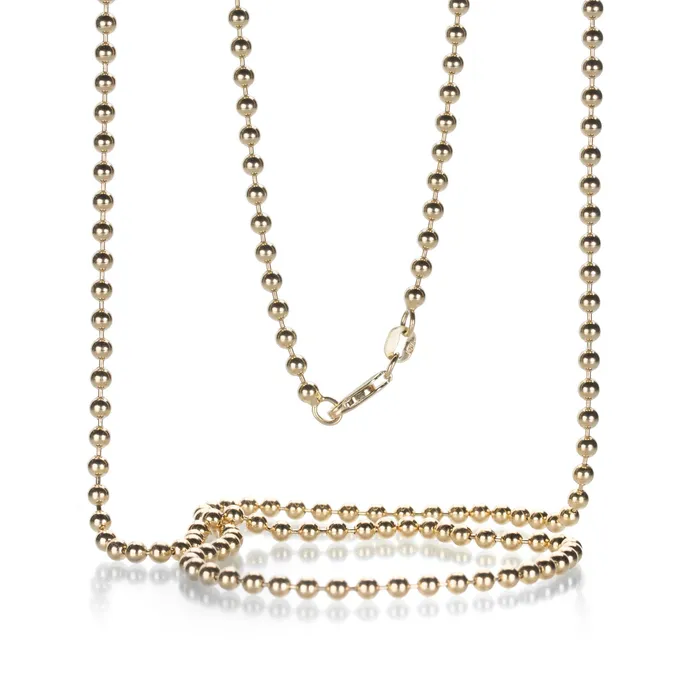 PreStyled Sets Julez Bryant Yellow Gold 3mm Ball Chain 32