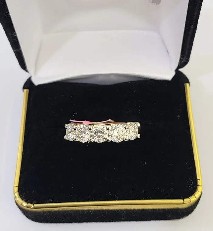 Real 10k Yellow Gold Diamond Ladies Ring Lab Created Women Engagement Wedding Gold and Diamond Rings Real 10k Yellow Gold Diamond Ladies Ring Lab Created Women Engagement Wedding Gold and Diamond Rings