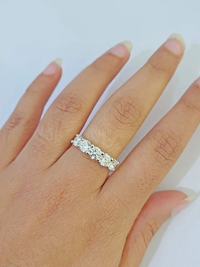 Real 10k Yellow Gold Diamond Ladies Ring Lab Created Women Engagement Wedding Gold and Diamond Rings