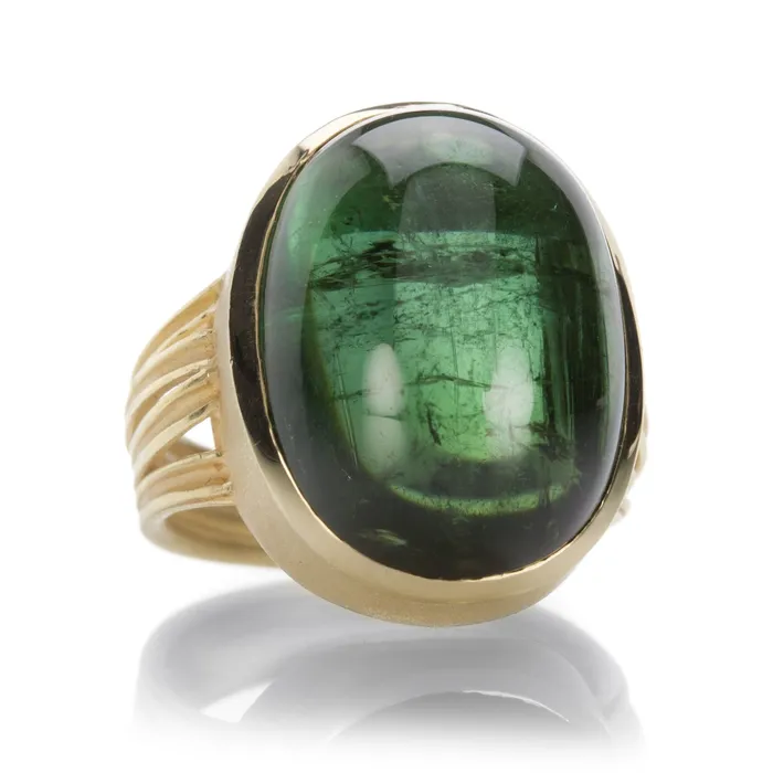 Rings Barbara Heinrich Green Tourmaline Wrap Ring
