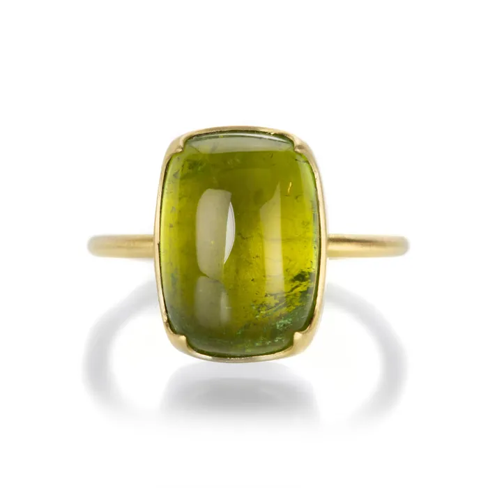 Rings Gabriella Kiss Cabochon Peridot Ring