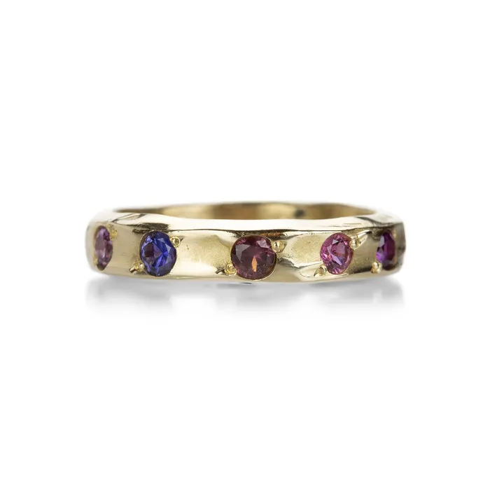 Rings Robin Haley 14k Multicolored Montana Sapphire Ring Rings Robin Haley 14k Multicolored Montana Sapphire Ring
