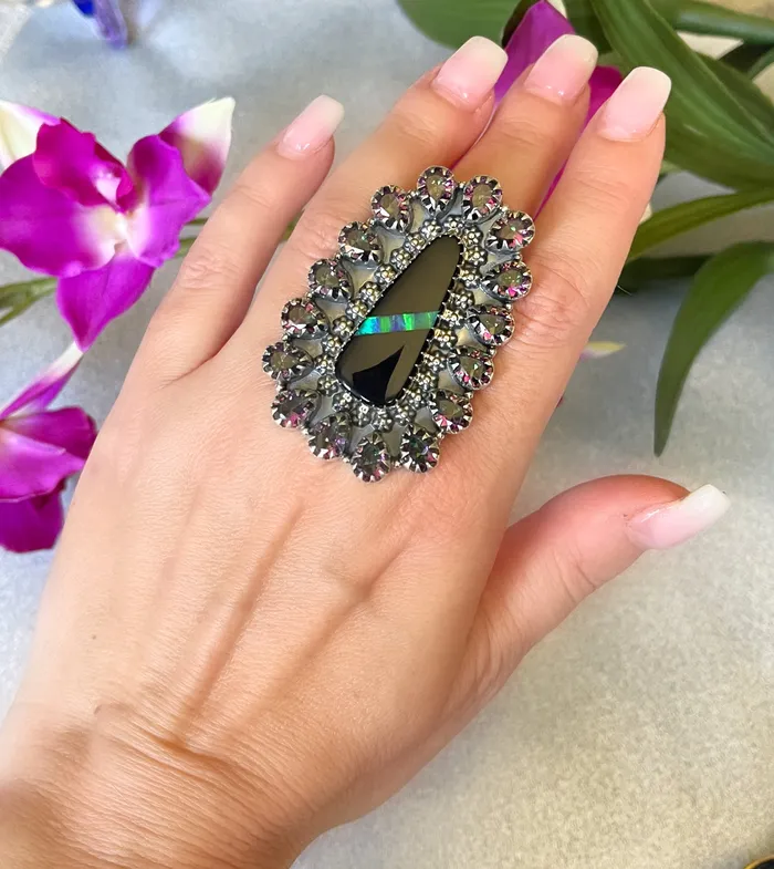 Rings SophiaRene Boutique Sterling Silver OpaliteMystic Custom Ring