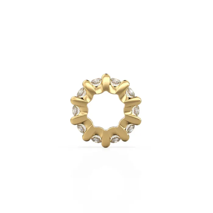 Scalloped 14k Gold Roundel Round Diamonds Charm Diamonds Wheel Charm Round Charm Holder Spacer Eternity Round Connector April birthstone Jalvi Co Charm Necklaces Scalloped 14k Gold Roundel Round Diamonds Charm Diamonds Wheel Charm Round Charm Holder Spacer Eternity Round Connector April birthstone Jalvi Co Charm Necklaces