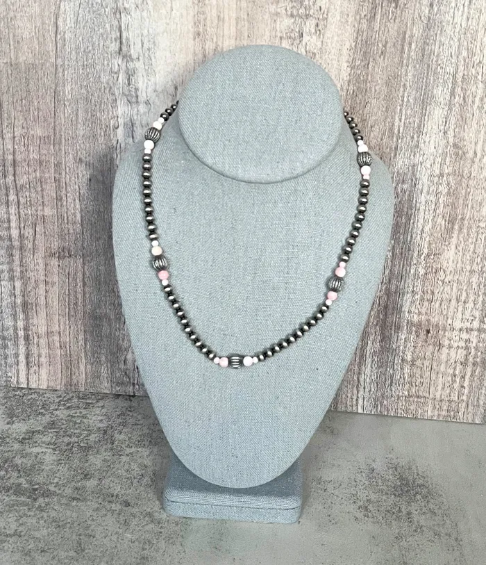 SophiaRene Boutique Rings Sterling Silver Pink Conch Desert Pearl Variation Necklaces SophiaRene Boutique Rings Sterling Silver Pink Conch Desert Pearl Variation Necklaces