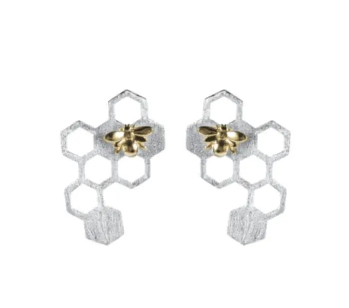 Sterling Silver Artisan Honeycomb Hideout Earrings Sophiareneboutiquecom Earrings Sterling Silver Artisan Honeycomb Hideout Earrings Sophiareneboutiquecom Earrings