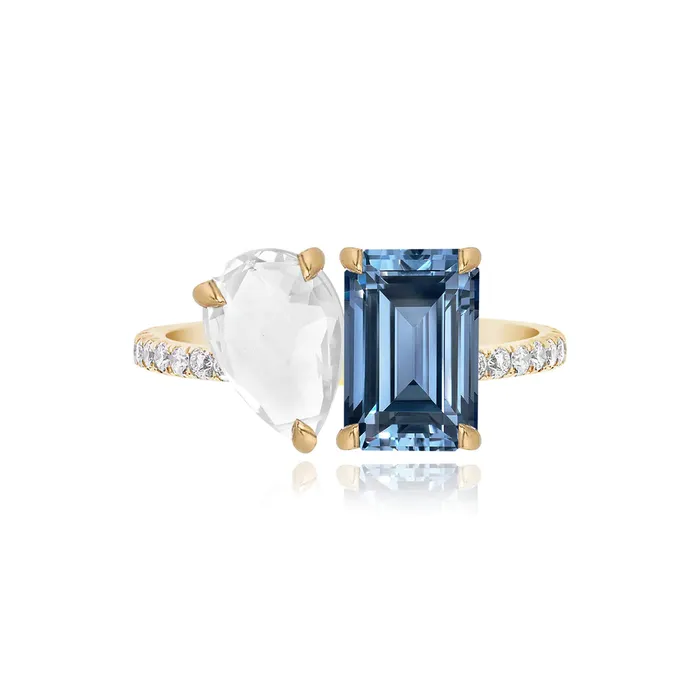 Alev Jewelry Rings Medium TwoGemstones Ring