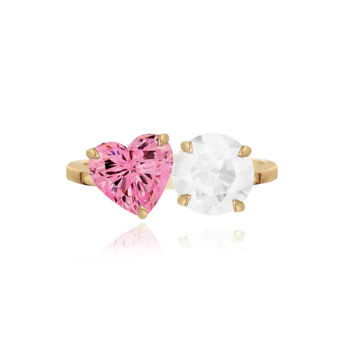 Alev Jewelry Rings Medium TwoGemstones Ring