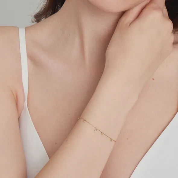 Ania Haie Bracelets 14kt Gold Mixed Disc Bracelet