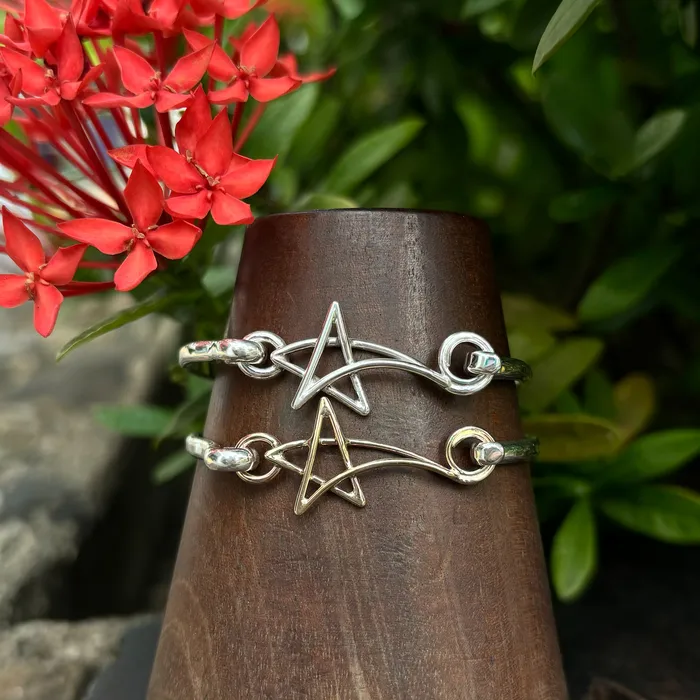 Bracelets Crucian Gold Shooting Star 3mm Latching Bracelet