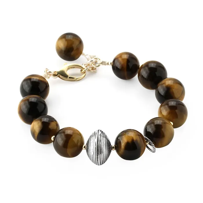 Bracelets Elisa Ilana Lollies Tiger Eye Bracelet 348753