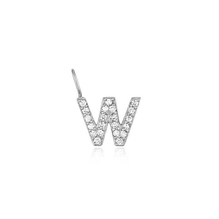 Charm Necklaces Aurelie Gi W Diamond Initial Charm