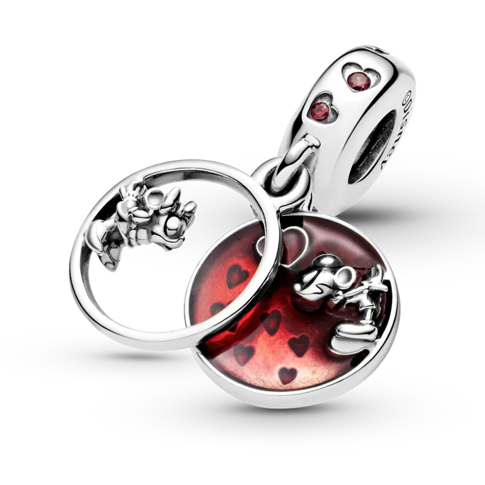 Charm Necklaces Pandora Pandora Disney Mickey Minnie Kiss Dangle Charm Final Sale Charm Necklaces Pandora Pandora Disney Mickey Minnie Kiss Dangle Charm Final Sale