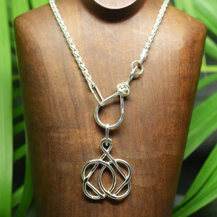 Crucian Gold Rings Sterling Silver Heavy Wheat Chain