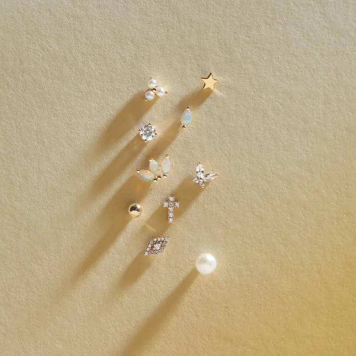 Earrings Aurelie Gi TWINKLE Star Piercing Top Earring Earrings Aurelie Gi TWINKLE Star Piercing Top Earring